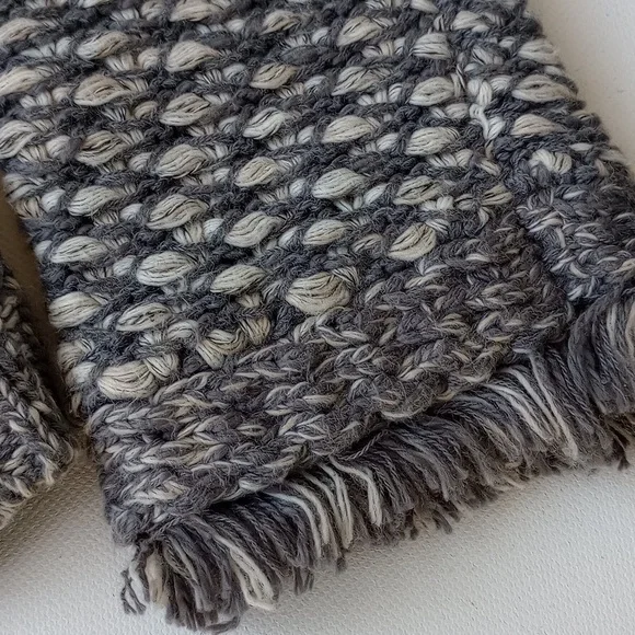 Anthropologie Angel of The North Tipperary Frayed Button Cardigan Jacket Grey S - Picture 8 of 13